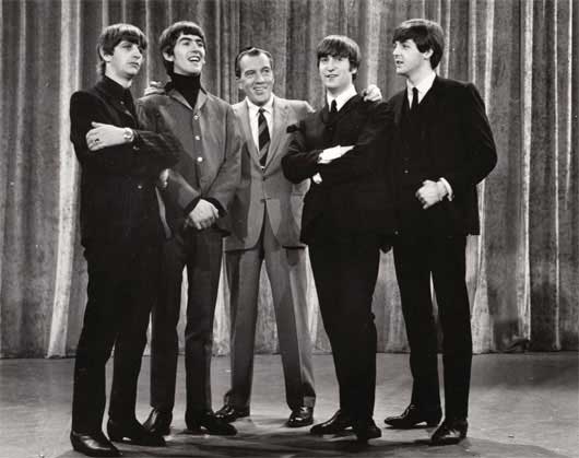 The Beatles Ed Sullivan Show Rock N Roll Image