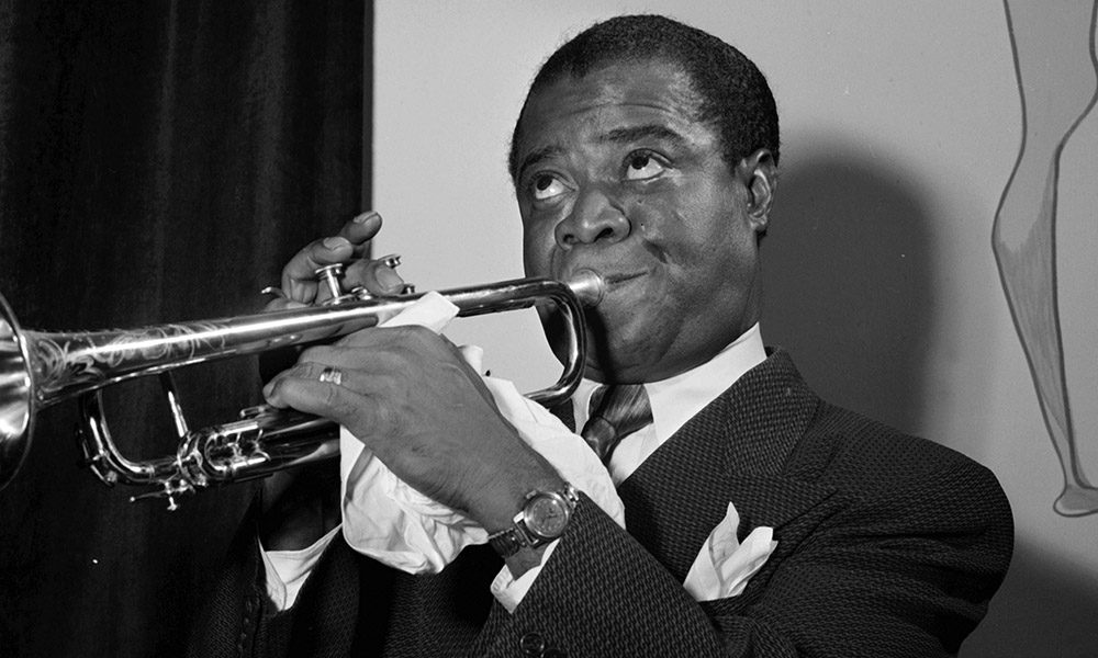 Portrait of Louis Armstrong, between 1938 and 1948.