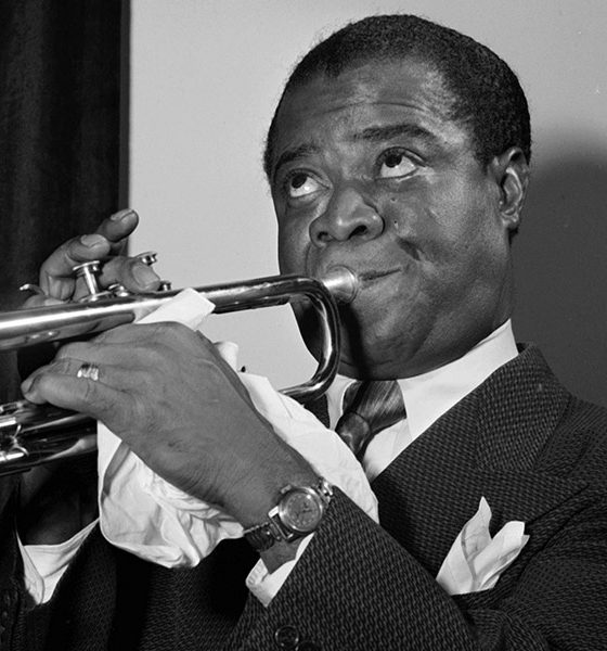 Portrait of Louis Armstrong, between 1938 and 1948.