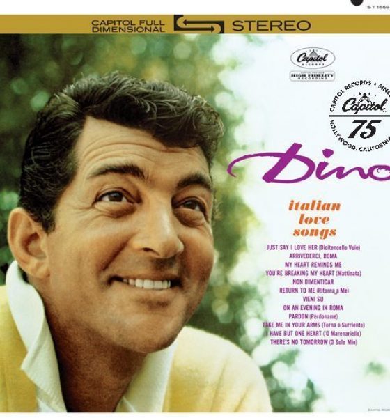 Dean Martin Dino Italian Love Songs Album Cover With Logo - 530