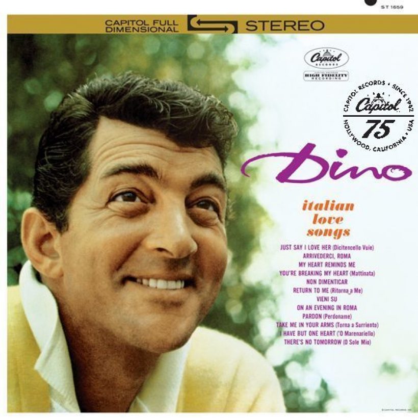 Dean Martin Dino Italian Love Songs Album Cover With Logo - 530