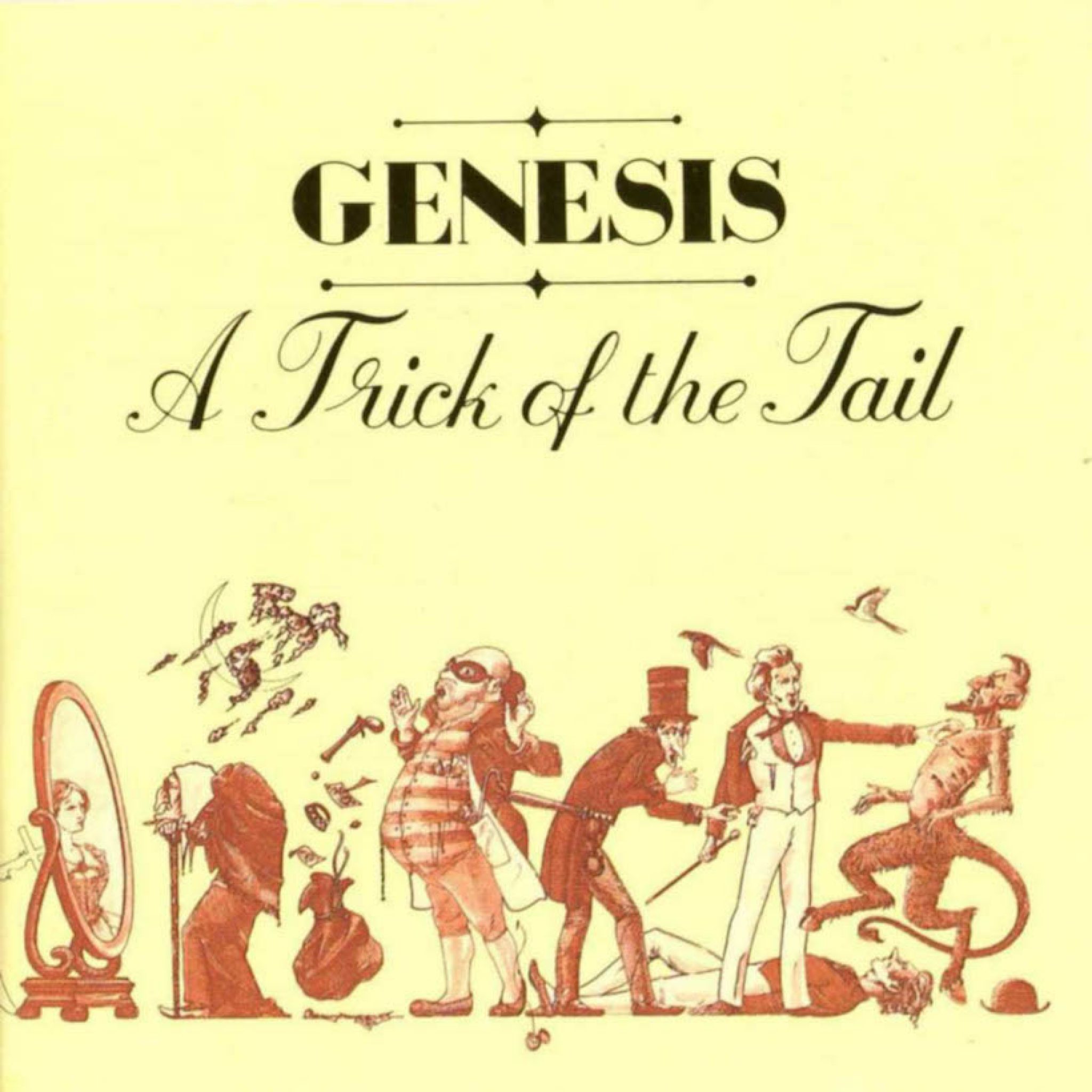 Genesis 1975. A trick of the tail. Genesis a trick of the tail 1975. Genesis 1976 a trick of the tail. Genesis обложки альбомов.