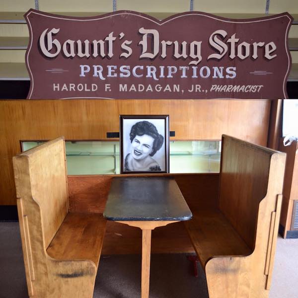 Patsy Cline Gaunt's Drugstore 