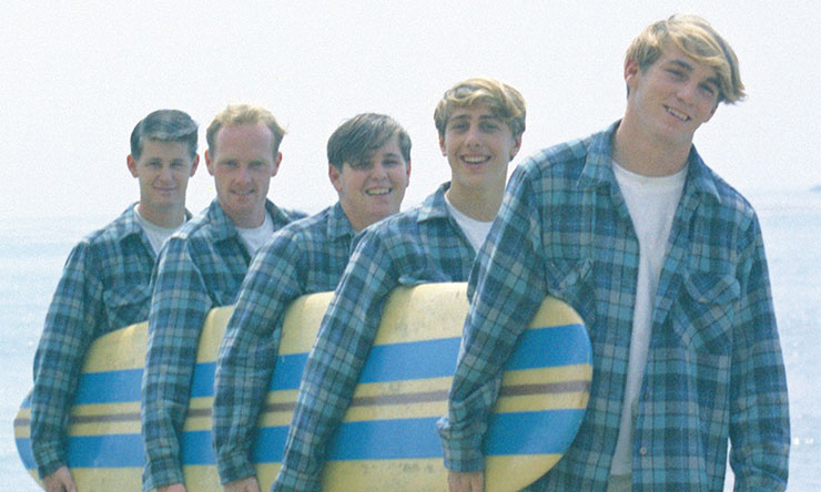 Beach Boys early 60s Brian Wilson Mike Love Carl Wilson David Marks Dennis Wilson web optimised 740