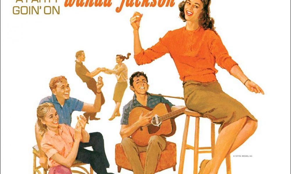 Wanda Jackson Theres A Party Goin On Album Cover 820 with border
