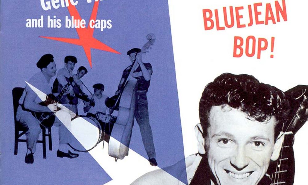 Gene Vincent and his Blue Caps 'Bluejean Bop!' artwork - Courtesy: UMG