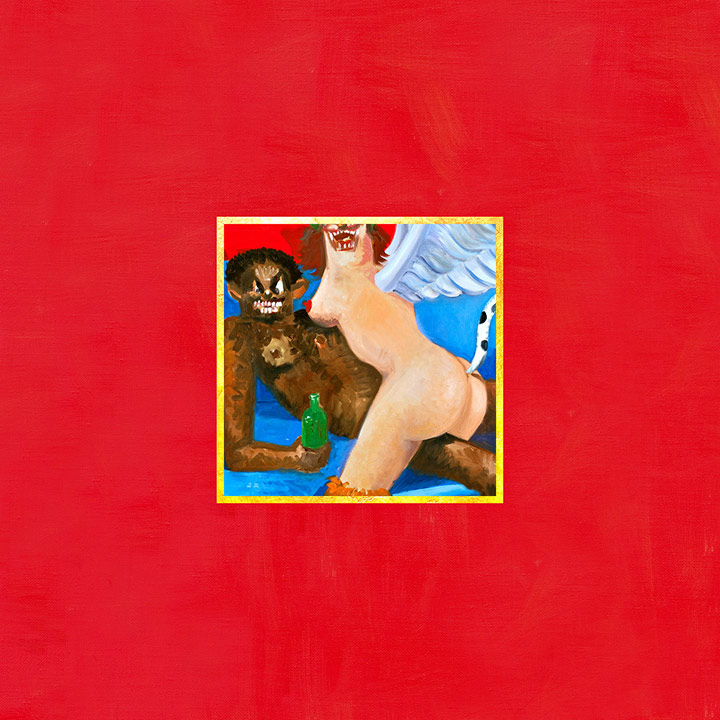 Kanye West My Beautiful Dark Twisted Fantasy Album Cover