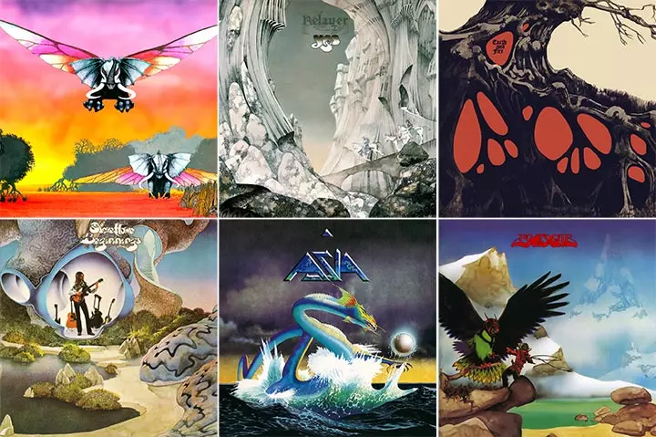 Roger Dean Album Cover Montage