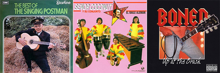The Worst Album Covers Best Of The Singing Postman Senor Coconut El Baile Alemán Boned Up At The Crack