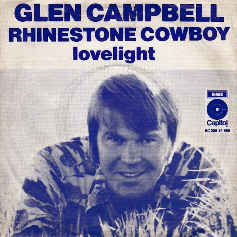Glen Campbell 'Rhinestone Cowboy' artwork - Courtesy: UMG