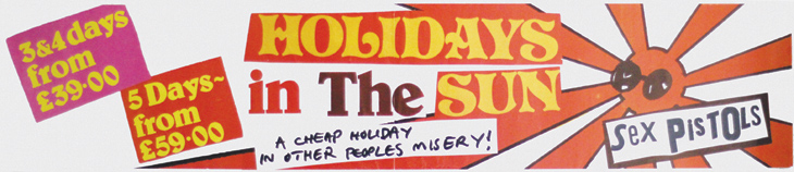 Sex Pistols artwork Holidays In The Sun