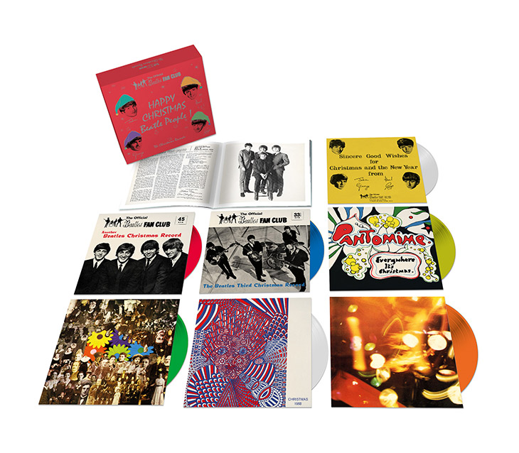 Beatles Christmas Records Released In Limited Coloured Vinyl Box Set