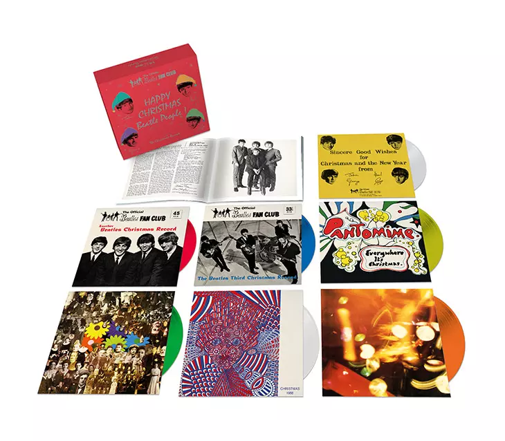 Beatles Christmas Records Released In Limited Coloured Vinyl Box Set