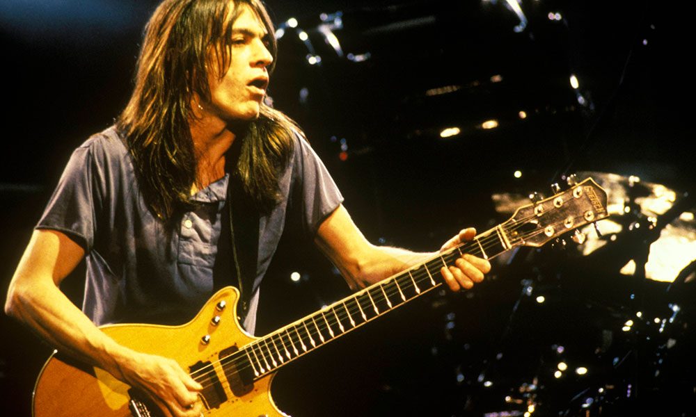 Malcolm Young photo by Bob King and Redferns