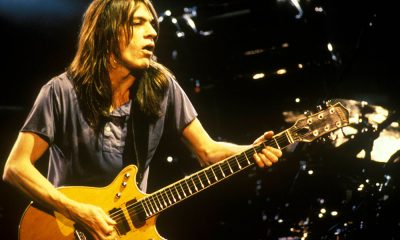 Malcolm Young photo by Bob King and Redferns