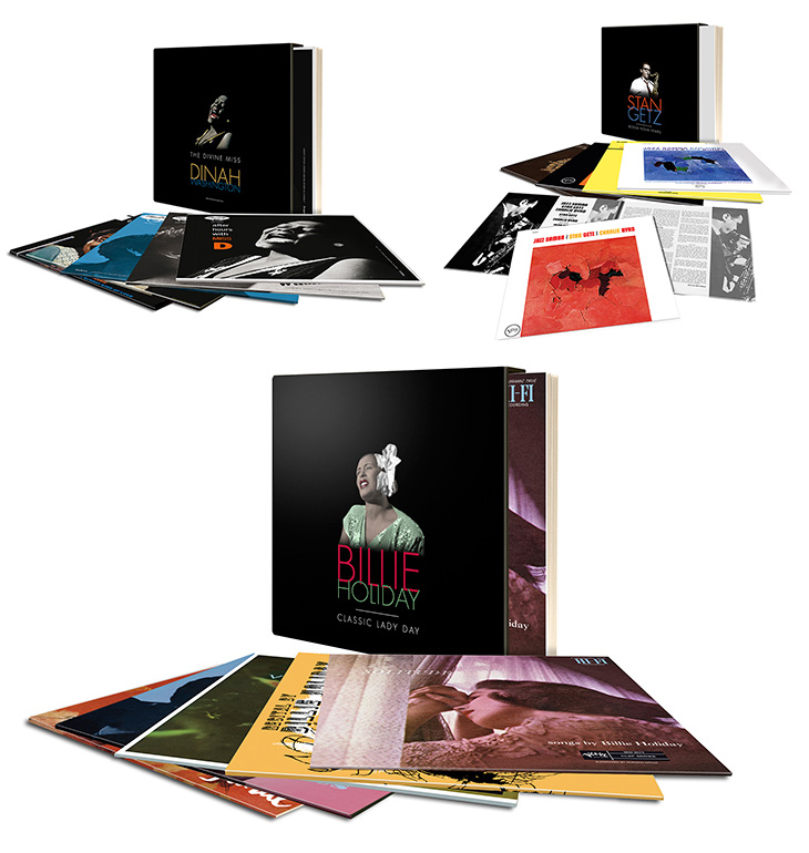 Verve Records Vinyl Box Sets Billie Holiday Dinah Washington Stan Getz