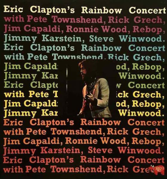 'Eric Clapton's Rainbow Concert' artwork - Courtesy: UMG
