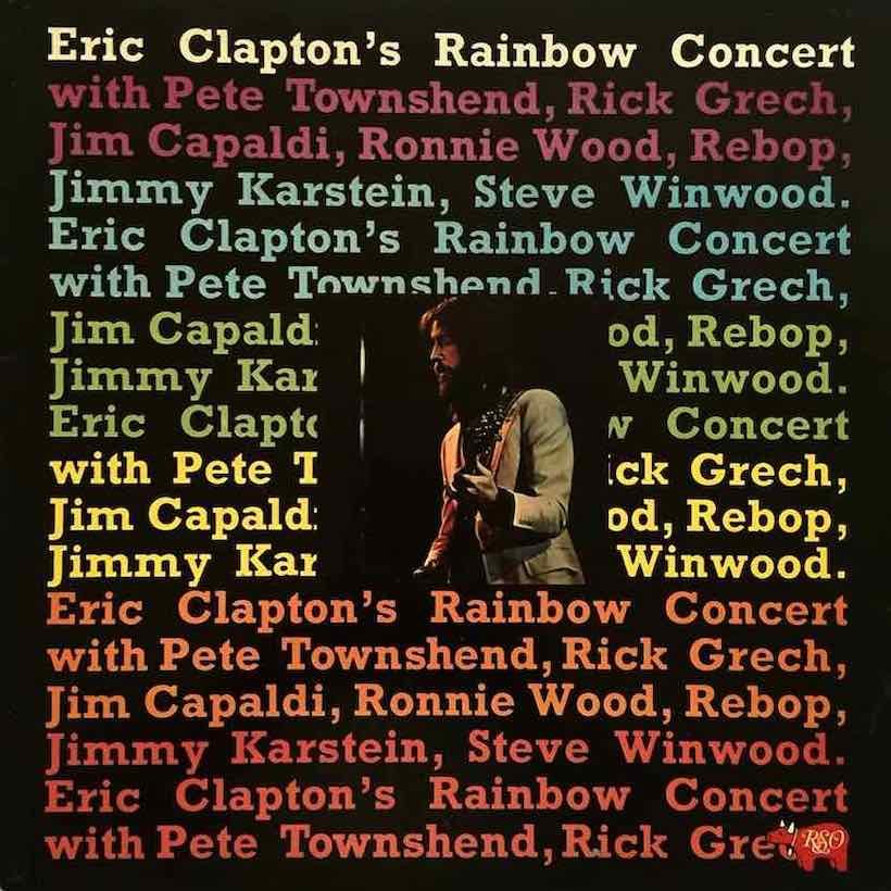 'Eric Clapton's Rainbow Concert' artwork - Courtesy: UMG