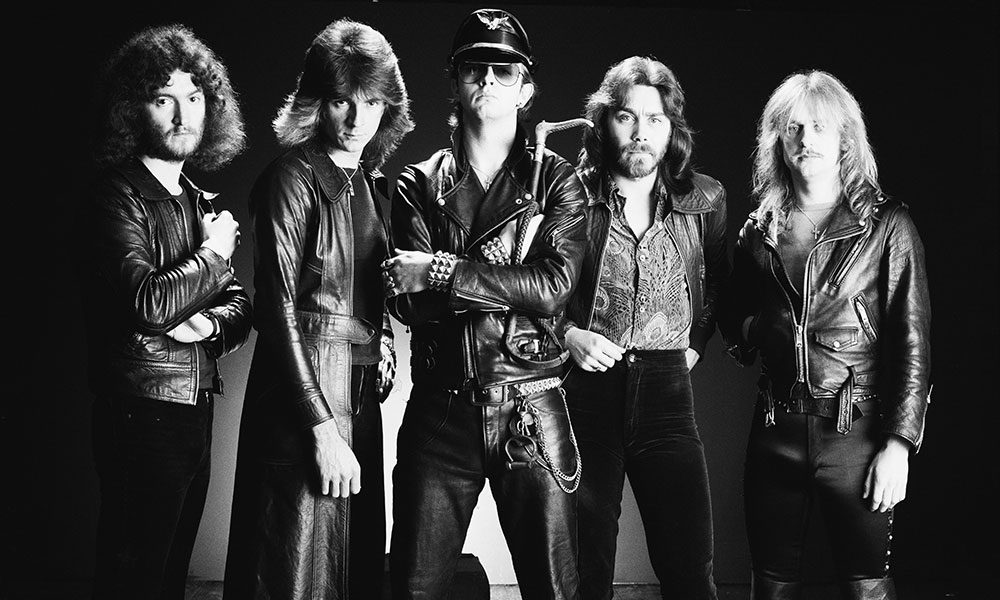 Judas Priest photo by Fin Costello and Redferns and Getty Images