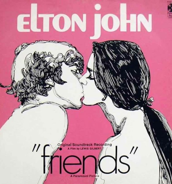 Elton John 'Friends' artwork - Courtesy: UMG