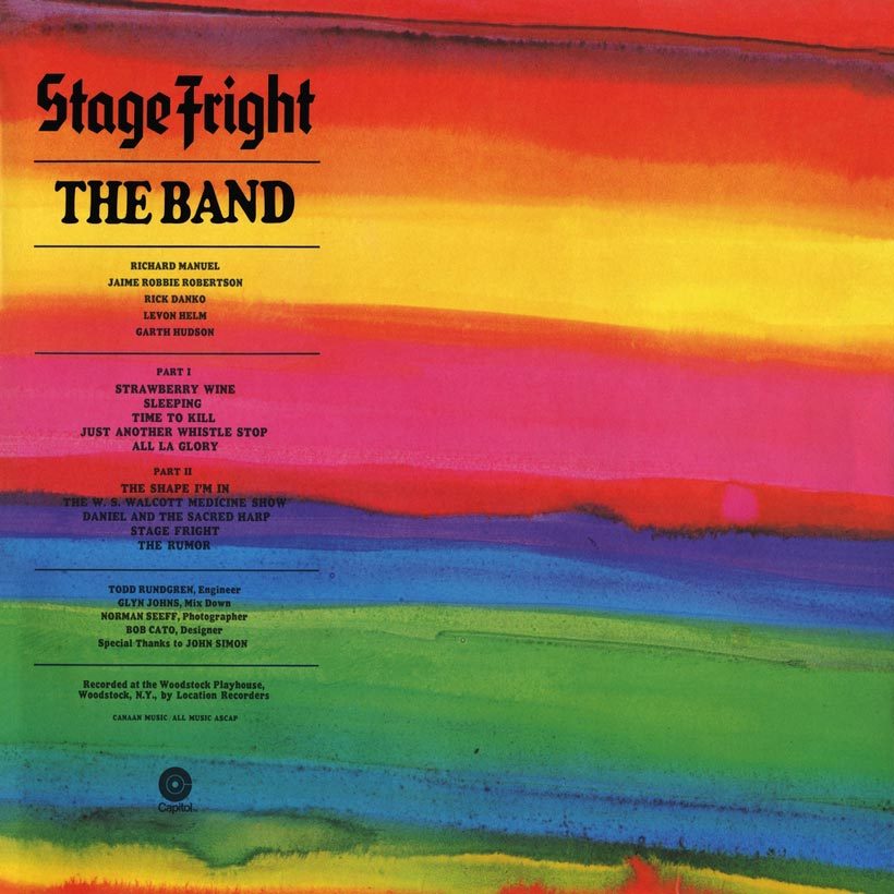The Band Stage Fright Album Cover web optimised 820