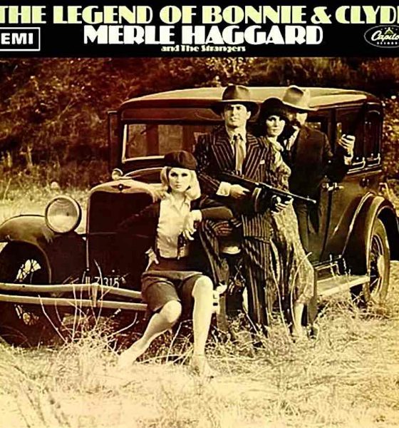 Merle Haggard 'The Legend of Bonnie and Clyde' artwork - Courtesy: UMG