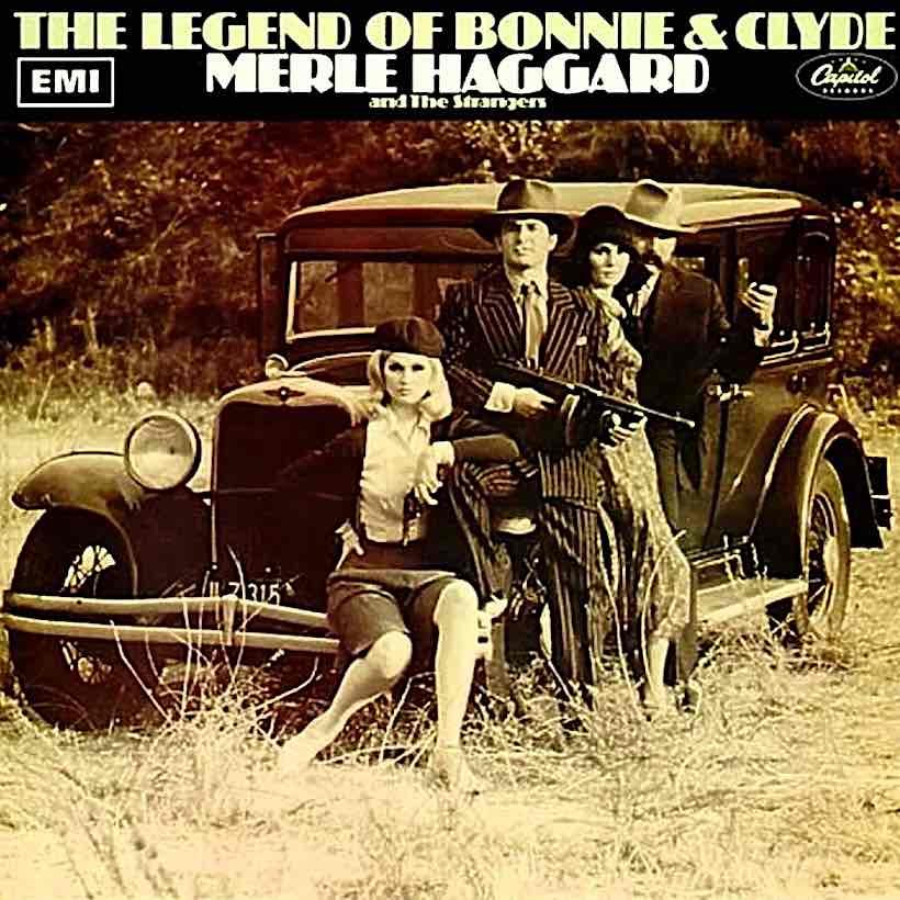 Merle Haggard 'The Legend of Bonnie and Clyde' artwork - Courtesy: UMG