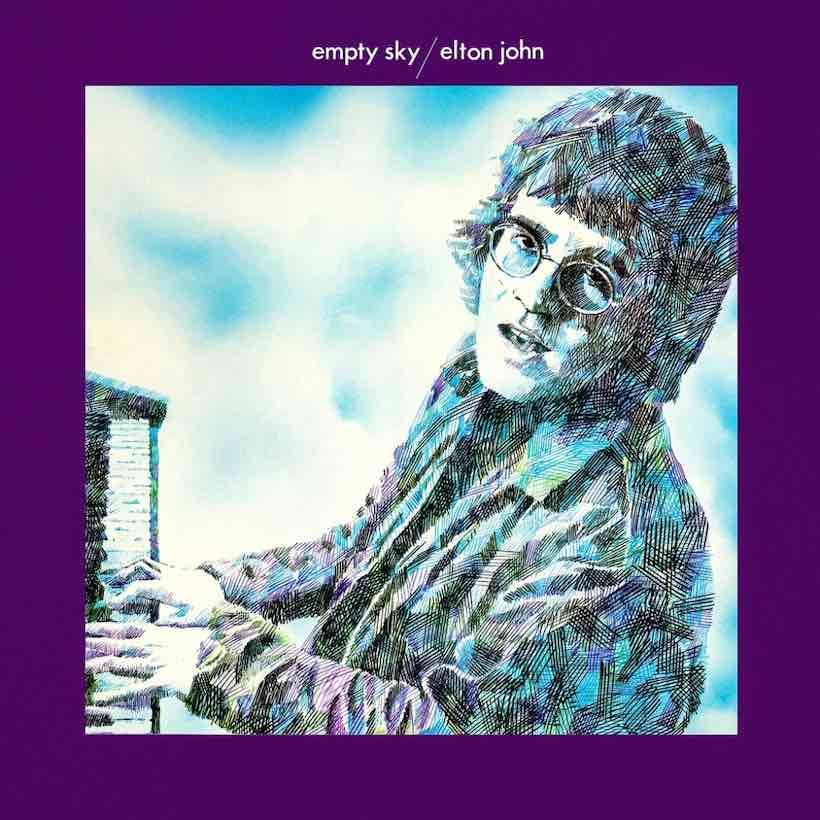 Elton John 'Empty Sky' artwork - Courtesy: UMG