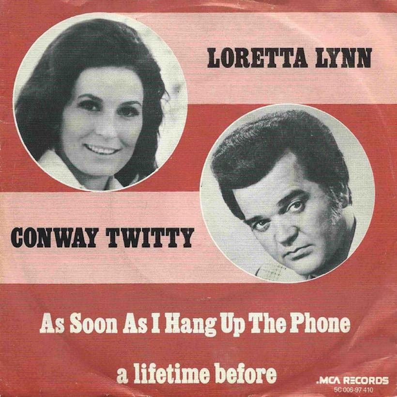 Loretta Lynn and Conway Twitty 'As Soon As I Hang Up The Phone' artwork: Courtesy of UMG