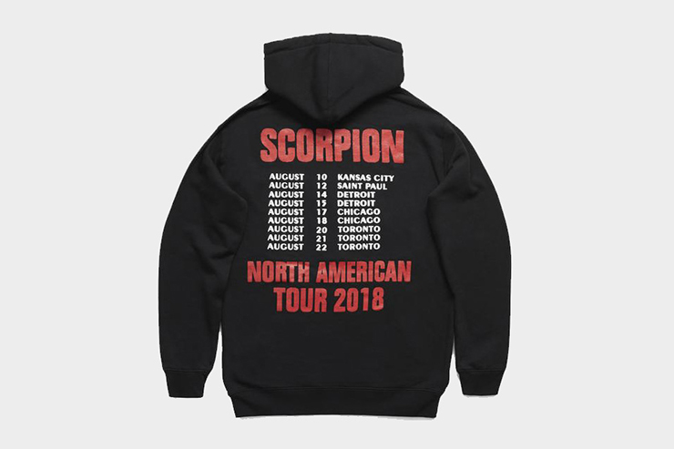 drake concert merch