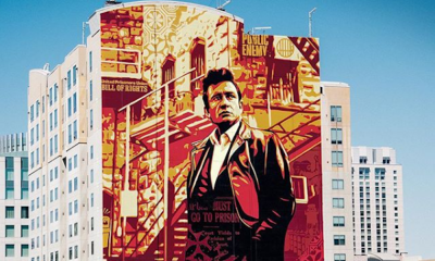 Shepard Fairey - Johnny Cash