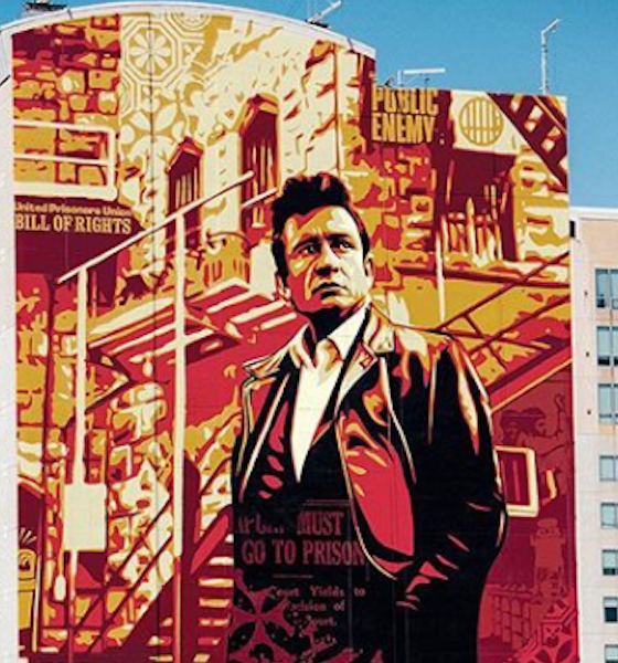 Shepard Fairey - Johnny Cash