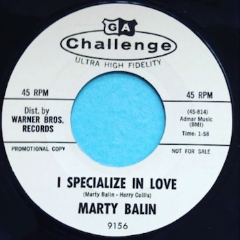 I Specialise In Love Marty Balin