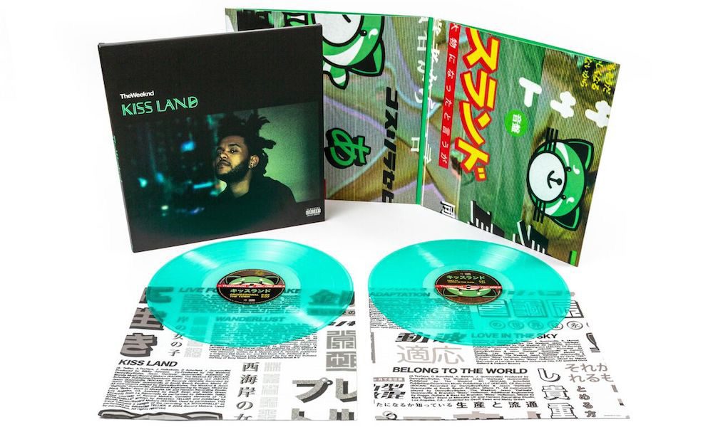 1. The Weeknd's "Kiss Land" album cover tattoo - wide 8