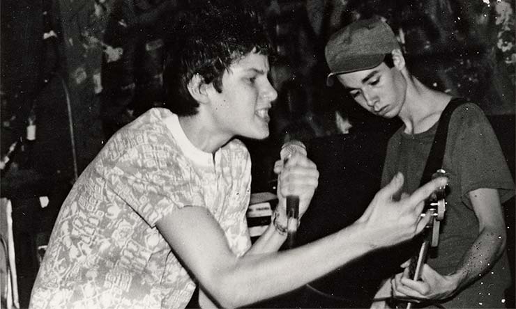 Beastie Boys Mike D And Adam Yauch in hardcore band