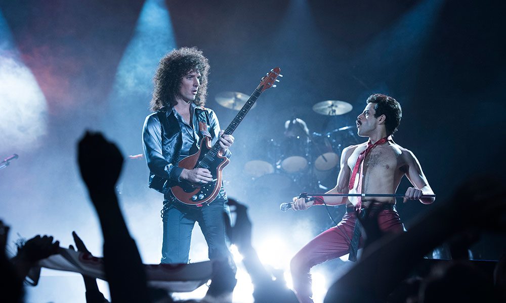 Gwilym Lee as Brian May Rami Malek as Freddie Mercury