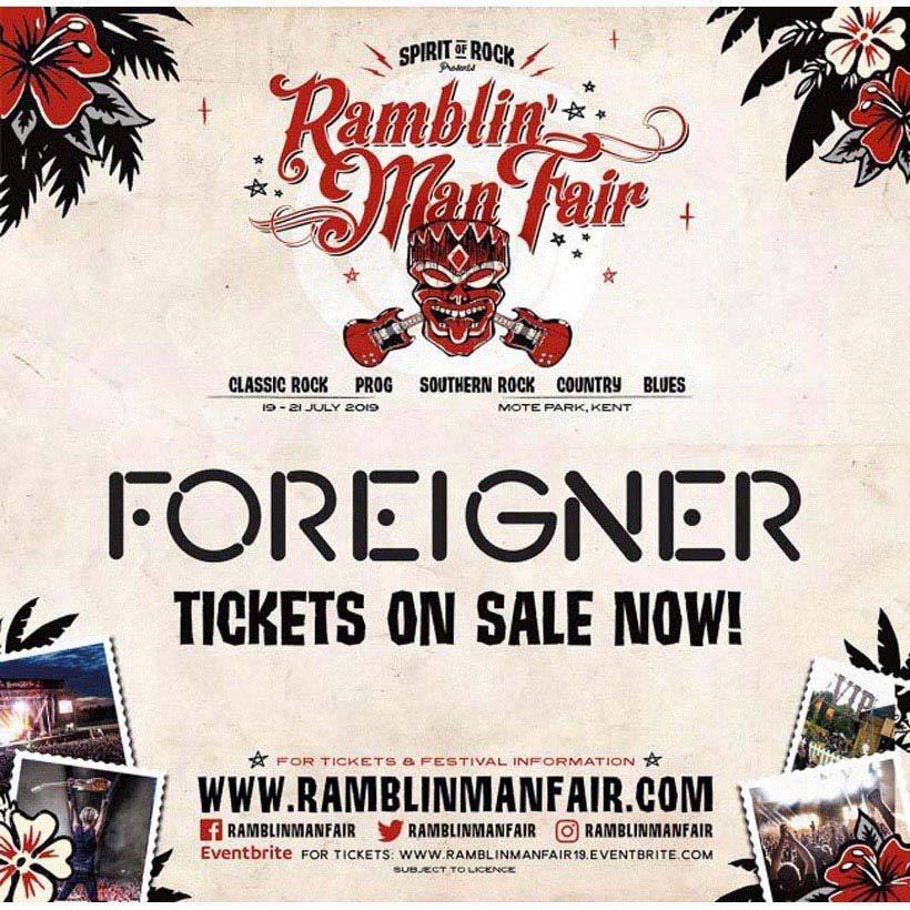 Foreigner Ramblin Man Fair 2019