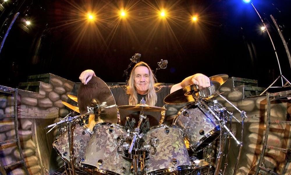 Nicko McBrain photo John McMurtrie