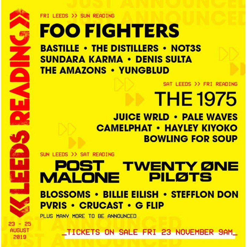 Reading and Leeds 2023 announce first headline acts