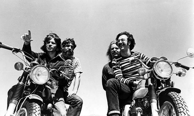 Creedence Clearwater Revival B&W on bikes web optimised 740