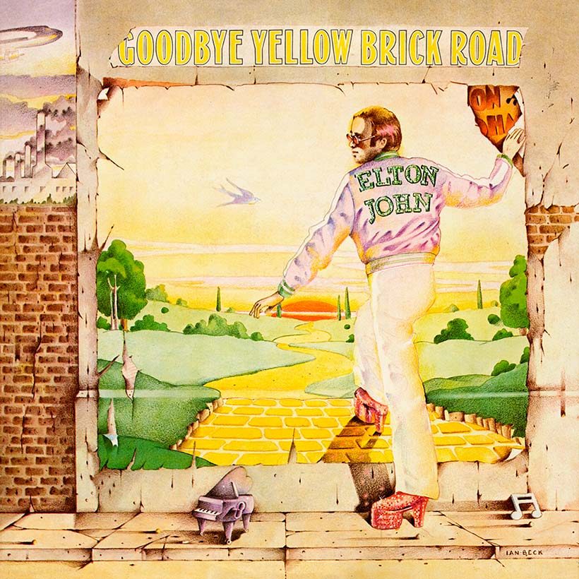 Elton John Goodbye Yellow Brick Road album cover 820