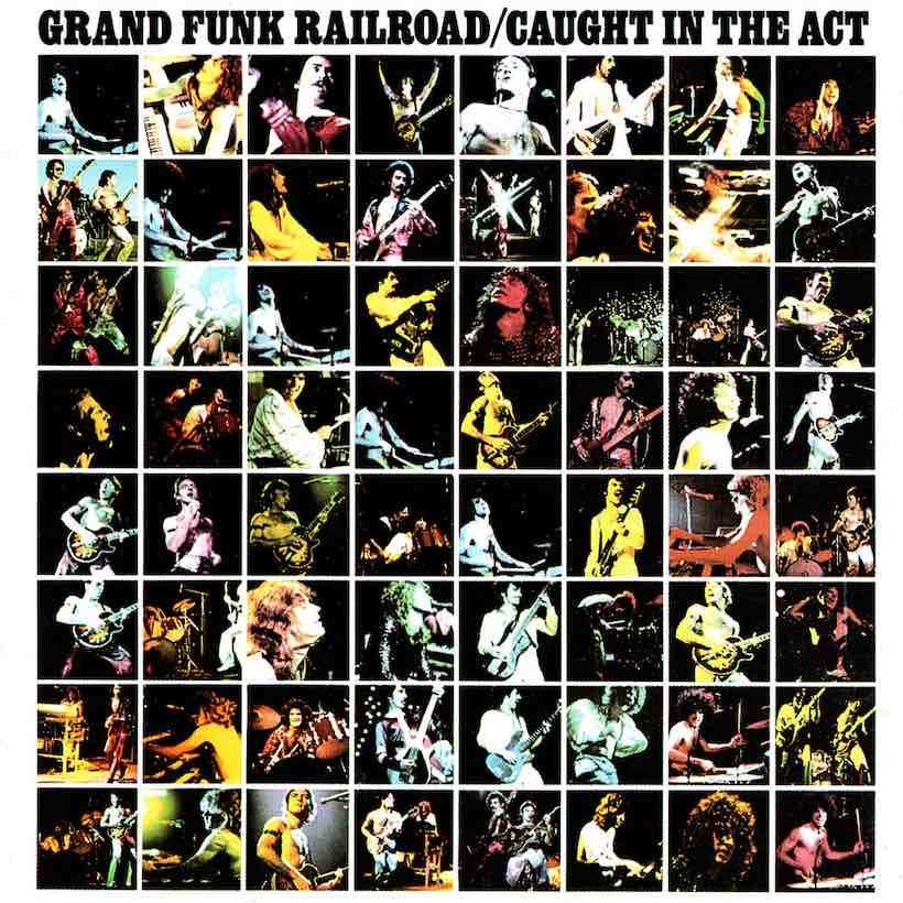 Grand Funk 'Caught In The Act' artwork - Courtesy: UMG