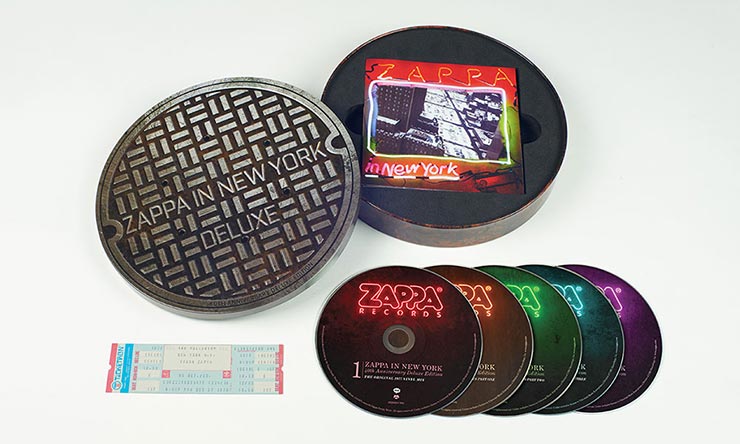 Zappa In New York 5CD Super Deluxe packshot 