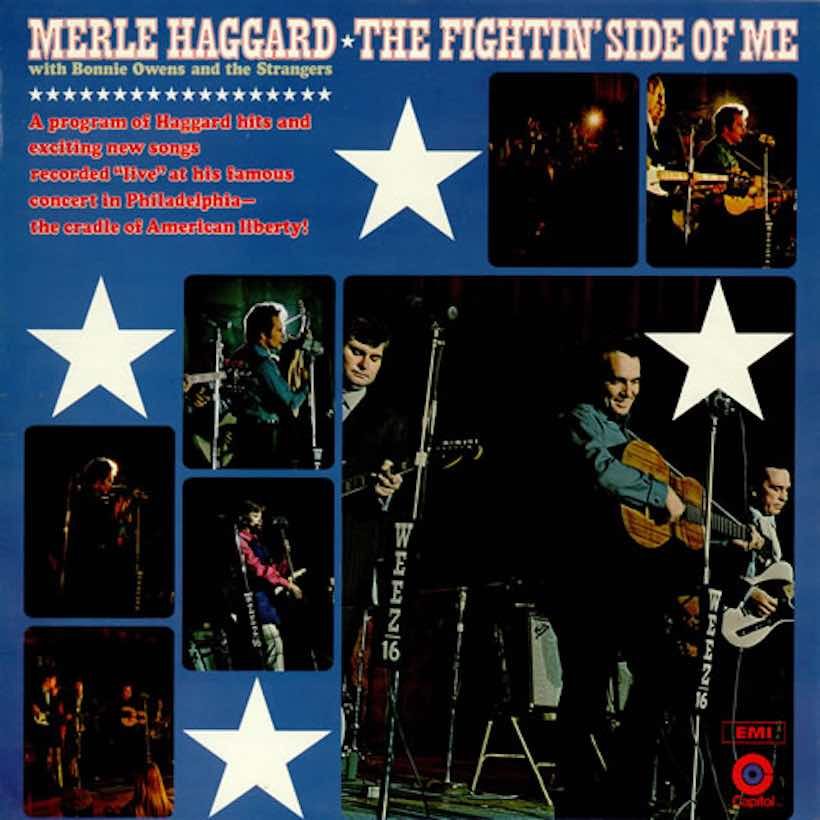 Merle Haggard 'The Fightin' Side Of Me' artwork - Courtesy: UMG