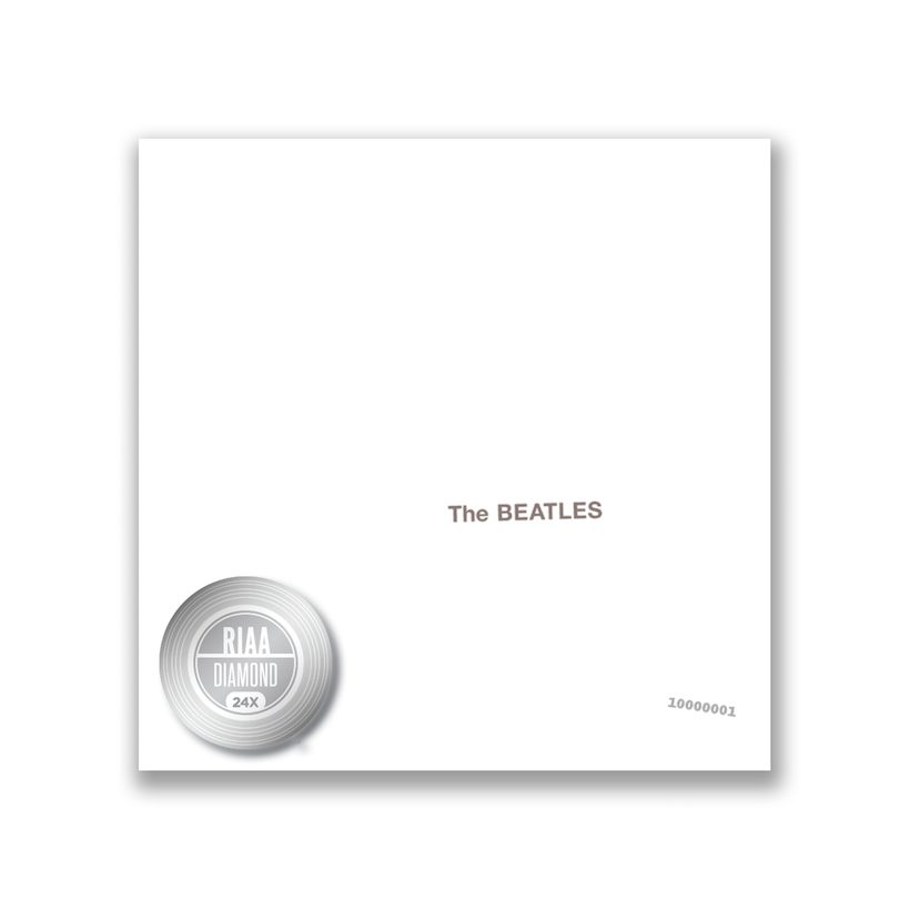 The Beatles White Album RIAA Diamond