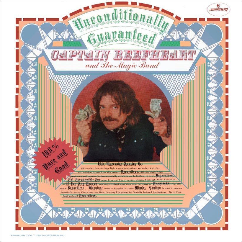 Captain Beefheart Unconditionally Guaranteed Album Cover web optimised 820 with border