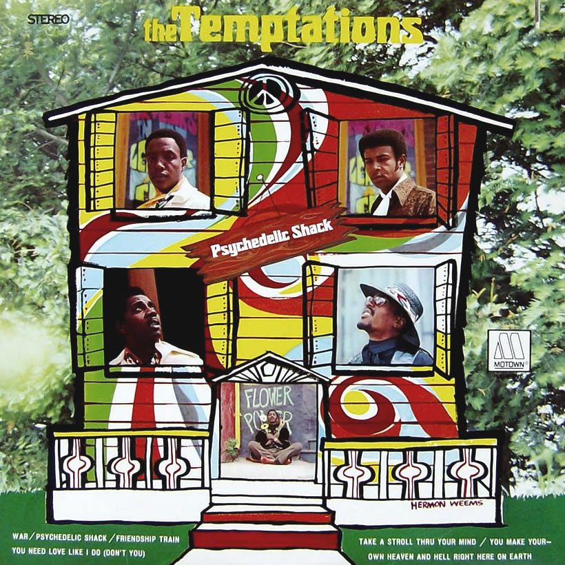 Temptations 'Psychedelic Shack' artwork - Courtesy: UMG