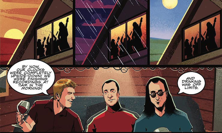 Rush RUSH: THE MAKING OF A FAREWELL TO KINGS: THE GRAPHIC NOVEL publicity still