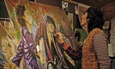 Ronnie Wood painting