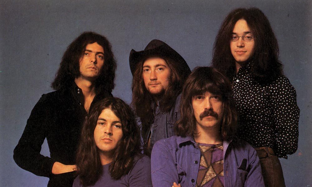 Drummer Ian Paice, top right, with Deep Purple Mk II. Photo: Deep Purple